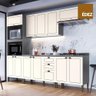 Cozinha Modulada Completa e Tampa Cooktop Édez Neuf, 6 Peças MDP, 270 cm - 2