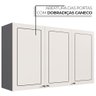Cozinha Modulada Completa e Tampa Cooktop Édez Neuf, 6 Peças MDP, 270 cm - 5