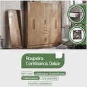 Ver imagem 3 de Guarda-roupa Casal Grande 8 Portas 2 Gavetas com 4 Cabideiros Divisão Ele/ela Corrediças Telescópica