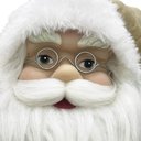 Ver imagem 2 de Papai Noel Dourado 45cm - Decoração Natal de Luxo