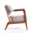 Ver imagem 3 de Poltrona Design Orchestra em Madeira e Estofada