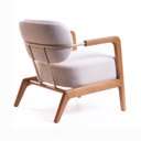 Ver imagem 2 de Poltrona Design Orchestra em Madeira e Estofada