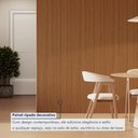 Ver imagem 6 de Kit 4 Placas de Painel Ripado Tóquio 250cm x 58cm x 3,3mm (Rende 5,8m²) Ecorevest Marrom/Freijó