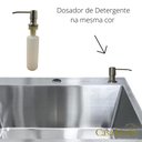 Ver imagem 2 de Cuba Inox Escovado Quadrada 60x45 Gourmet com Acessórios