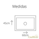 Ver imagem 4 de Cuba Inox Escovado Quadrada 60x45 Gourmet com Acessórios