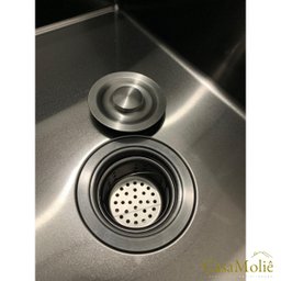 Cuba Inox Escovado Quadrada 60x45 Gourmet com Acessórios - 5