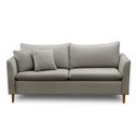 Ver imagem 3 de Sofá Living Kassia 2 Lugares 1,44m Prata Lansofbr Lansof Brasil