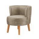 Ver imagem 6 de Kit 3 Poltronas Estofada Moderna para Recepção de Escritório Tecido Veludo Macia Ergonômica
