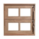 Ver imagem 1 de Janela de Madeira Vitro Basculante Reto de Cedro Arana Batentes de 14 Cm-0.60(l)x0.60(a)