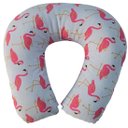 Ver imagem 5 de Almofada de Pescoço para Viagem em Tricoline,travesseiro de Descanso 30x33 Cm, Ergonomico 250g, Fibr