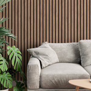 Papel de Parede Adesivo Ripas Madeira Tons Claro Natural 10m