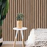 Papel de Parede Adesivo Ripas Madeira Tons Claro Natural 10m - 2