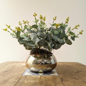 Arranjo de Eucalipto Artificial em Vaso Ambar Renata