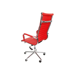 Cadeira Esteirinha Presidente Confortavel Vermelha D821 4b F Bering - 2