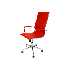 Cadeira Esteirinha Presidente Confortavel Vermelha D821 4b F Bering