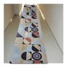Passadeira em Manta Vinilico Similar Laminado por Metro Geometrica Cores - 4