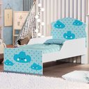 Ver imagem 1 de Cama Infantil Nuvenzinhas Menino Com Colchão