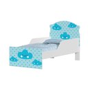 Ver imagem 3 de Cama Infantil Nuvenzinhas Menino Com Colchão