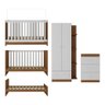Quarto Infantil Completo Doce de Leite Multimóveis Mp4237 Madeirado/branco - 6