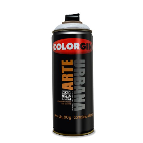 Spray Cinza Claro Fosco Arte Urbana 934 Colorgin