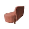 Sofá 2 Lugares Orgânico Curvo Tókio 150cm Bouclé Terracota - 4