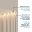 Ver imagem 7 de Ponte com Mesa de Cabeceira Planejada com Painel Ripado Samambaia CabeCasa MadeiraOriginals Offwhite