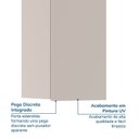 Ver imagem 6 de Ponte com Mesa de Cabeceira Planejada com Painel Ripado Samambaia CabeCasa MadeiraOriginals Offwhite