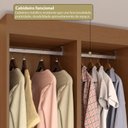 Ver imagem 7 de Guarda-Roupa 2 Módulos Roupeiro Closet Sapateira 1 Porta Versatille