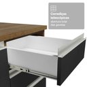 Ver mais imagens de Armário de Cozinha Completa 270cm Rustic/preto Glamy Madesa 16