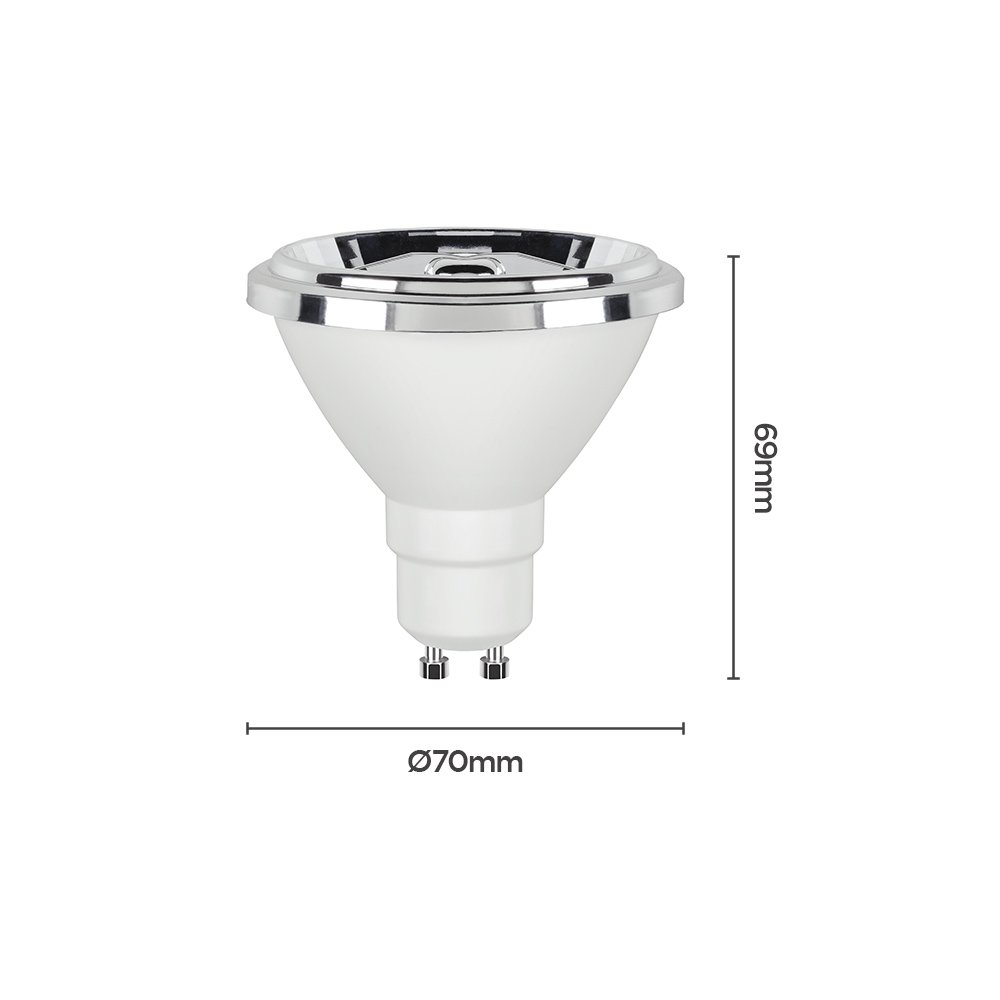 Lâmpada Led Stella Ar70 Eco 4w Gu10 Bivolt 2700k Luz Amarela - 3