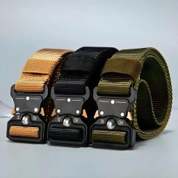 Cinto Tático Militar com Fivela de Metal - Verde - 5
