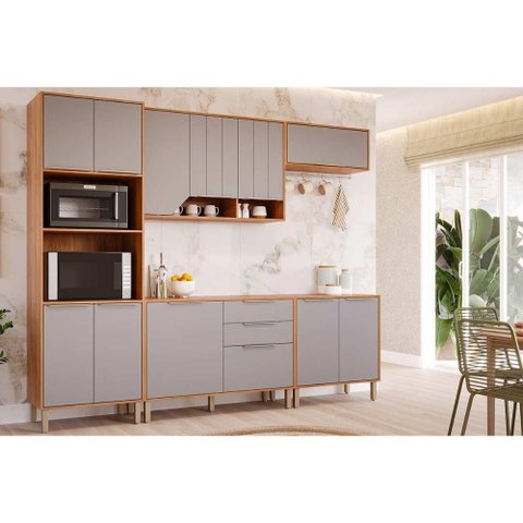 Cozinha Completa Mgm 5 Peças Celeste C5p174 Cinamomo/platina