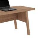 Ver imagem 4 de Mesa para Escritório com 2 Gavetas 163x74cm Me4122 Amêndoa