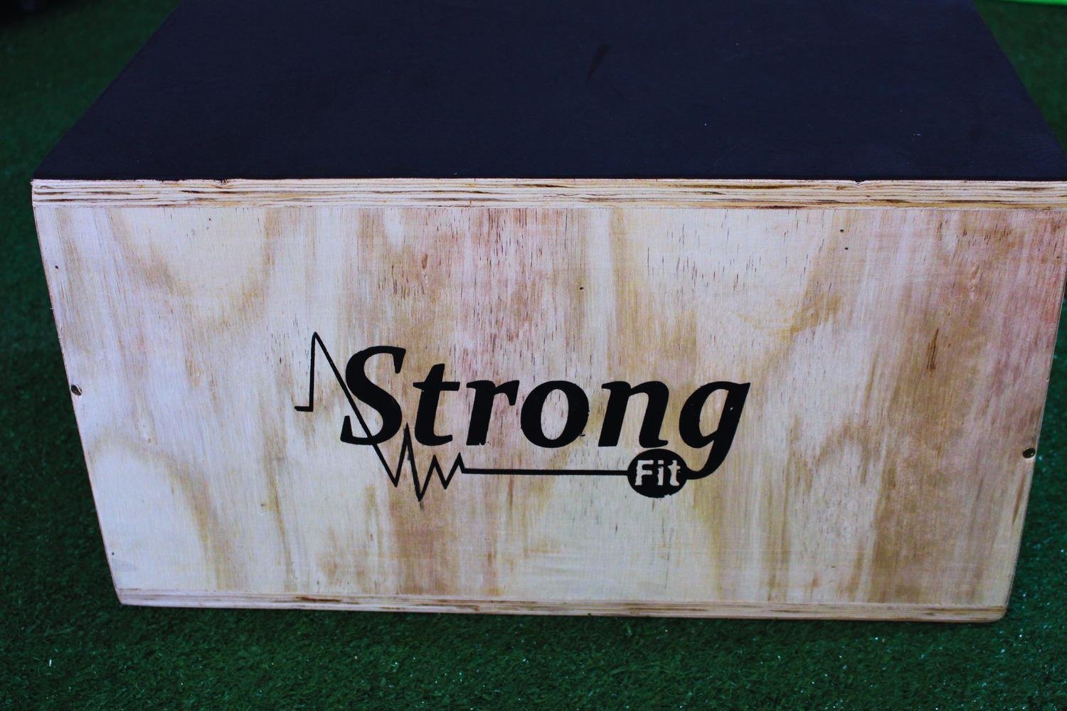 Caixa de Salto Strongfit 3 em 1 - Resistente 150kg - 3