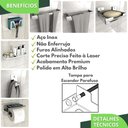 Ver imagem 2 de Kit Acessórios Para Banheiro 7 Peças Inox ELG