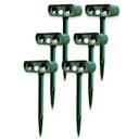 Ver imagem 2 de Repelente Ultrassonico Kit 6 Uni Afasta Animais Bichos Pombos Ratos Gambas Roedores Quintal Jardim C
