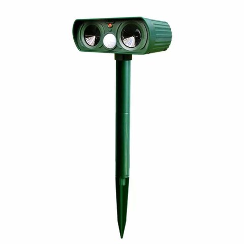 Repelente Ultrassonico Kit 6 Uni Afasta Animais Bichos Pombos Ratos Gambas Roedores Quintal Jardim C