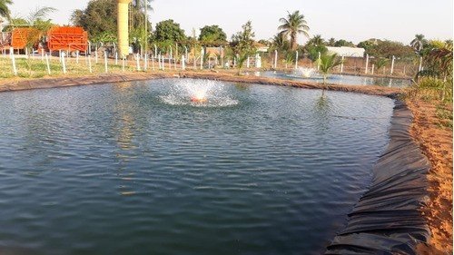 Lona Geomembrana para Lago Ornamental Tanque Piscicultura 300 Micras - 16x26 - 11