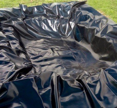 Lona Geomembrana para Lago Ornamental Tanque Piscicultura 300 Micras - 16x26 - 7