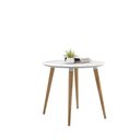 Ver imagem 1 de Mesa Veneza Redonda 900 sem Vidro Branco - Casa D