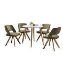 Ver imagem 3 de Mesa Veneza Redonda 900 sem Vidro Branco - Casa D