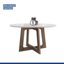 Ver imagem 5 de Conjunto Mesa Arizona 120cm com 4 Cadeiras Canela Tampo Redondo Plus com Vidro