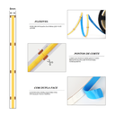 Ver imagem 2 de Fita Led Cob Super 5 Metros 12v 320leds por Metro Ip20 Alto Brilho com Fonte