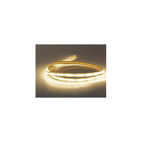 Fita Led Cob Super 5 Metros 12v 320leds por Metro Ip20 Alto Brilho com Fonte