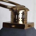 Ver imagem 4 de Lanterna Marroquina Madeira Alça Metal Dourado Porta Velas