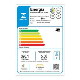 Ar-condicionado Split Inverter 9000 Btus Lg Dual Compact +ai Quente e Frio S3nw09aaqal.eb2gam1 / - 5