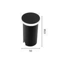 Ver imagem 2 de Balizador Wezen Red 1w Bivolt 3000k Preto Astraled