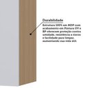 Ver imagem 3 de Armário Aéreo 120cm 3 Portas Slim Luciane Móveis