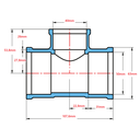 Ver imagem 2 de Te Redução Soldavel 50x40mm Krona