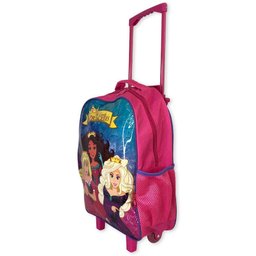 Mochila Infantil Escolar Kit com Bolsa Lancheira e Estojo para Criança Estudar Princesas Rosa - 2